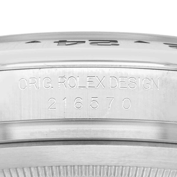Rolex Explorer II 42 Black Dial Orange Hand Steel Mens Watch 216570 - Image 7