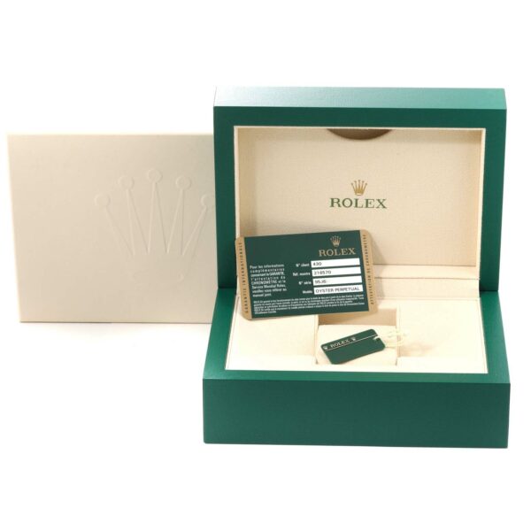 Rolex Explorer II 42 Black Dial Orange Hand Steel Mens Watch 216570 Box Card - Image 12