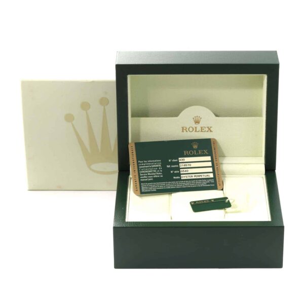 Rolex Explorer II 42 Black Dial Orange Hand Steel Mens Watch 216570 Box Card - Image 13