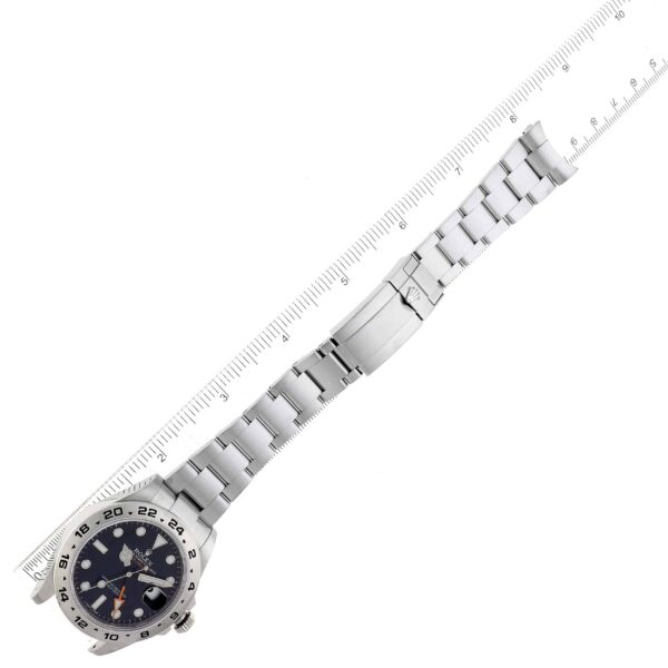 Rolex Explorer II 42 Black Dial Orange Hand Steel Mens Watch 216570 Box Card - Image 10