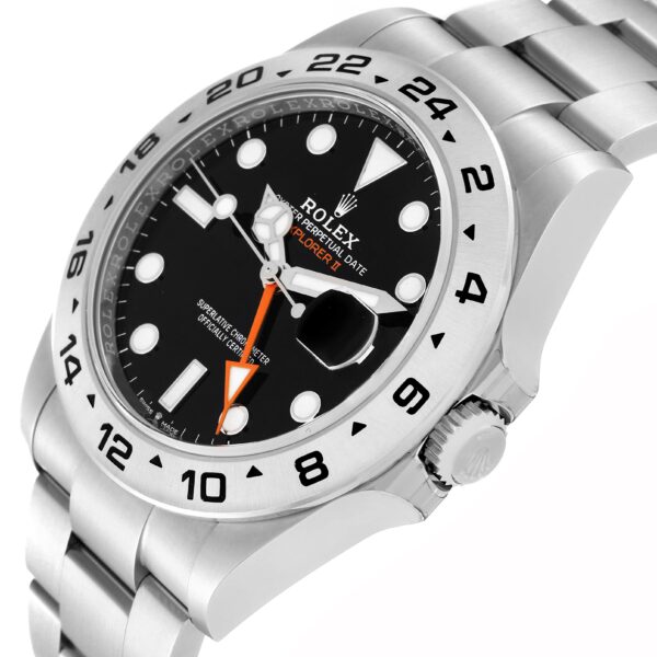Rolex Explorer II 42mm Black Dial Steel Mens Watch 226570 Box Card - Image 6