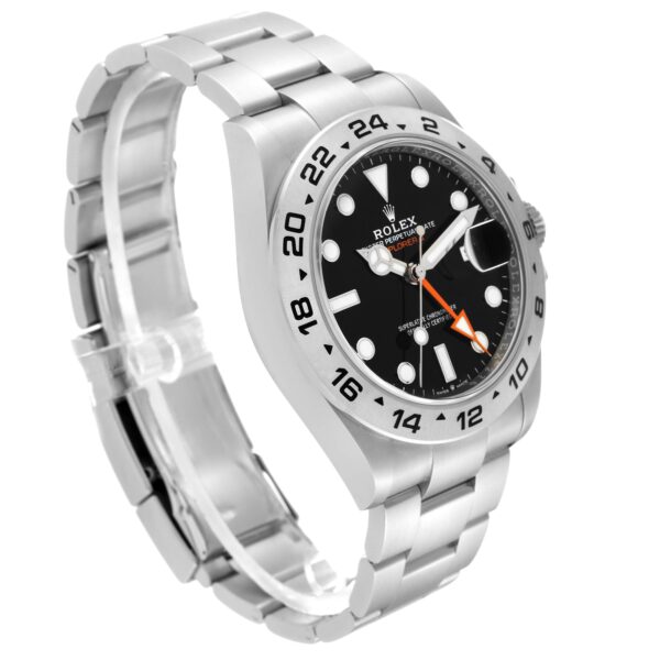 Rolex Explorer II 42mm Black Dial Steel Mens Watch 226570 Box Card - Image 3