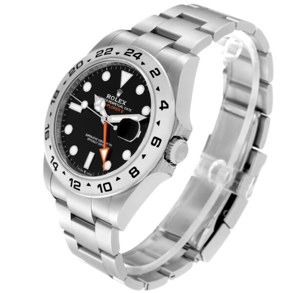 Rolex Explorer II 42mm Black Dial Steel Mens Watch 226570 Box Card - Image 5
