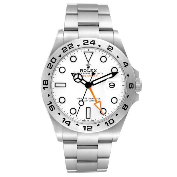 Rolex Explorer II 42mm Polar White Dial Steel Mens Watch 226570 - Image 3