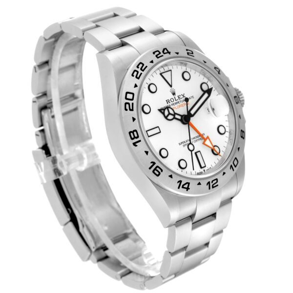 Rolex Explorer II 42mm Polar White Dial Steel Mens Watch 226570 - Image 4