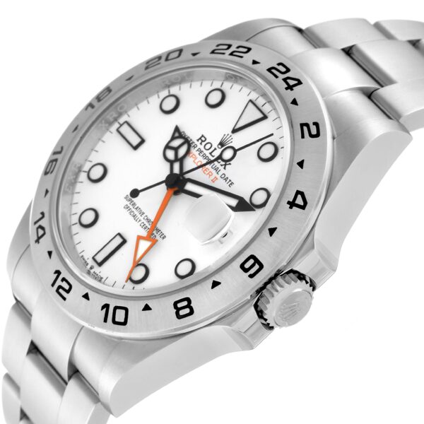 Rolex Explorer II 42mm Polar White Dial Steel Mens Watch 226570 - Image 6