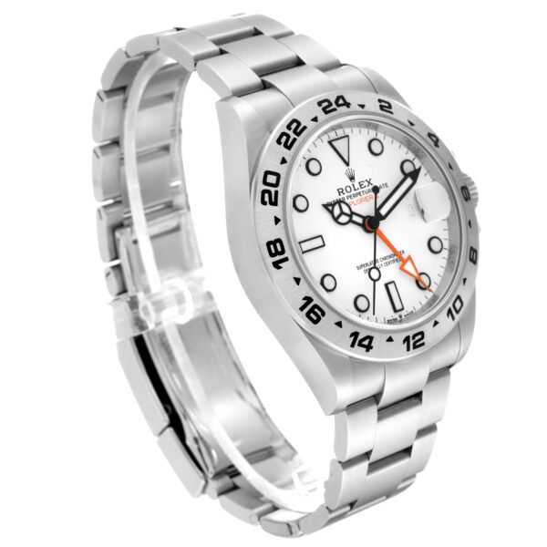 Rolex Explorer II 42mm Polar White Dial Steel Mens Watch 226570 Box Card - Image 6