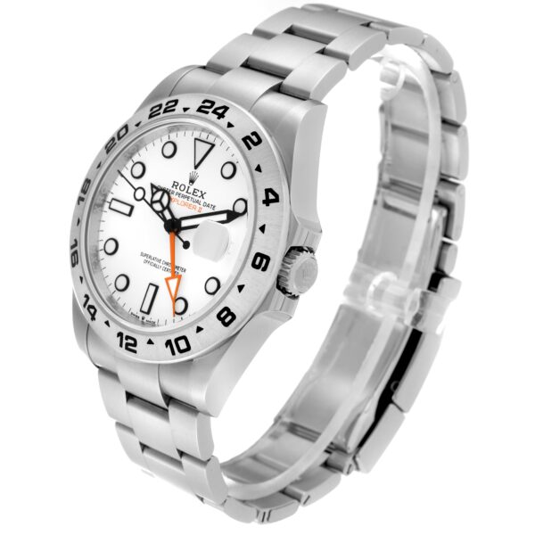 Rolex Explorer II 42mm Polar White Dial Steel Mens Watch 226570 Box Card - Image 7