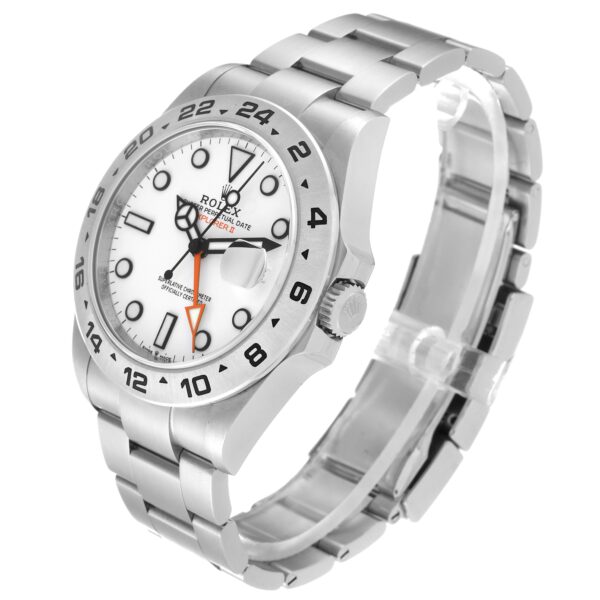 Rolex Explorer II 42mm Polar White Dial Steel Mens Watch 226570 Box Card - Image 5