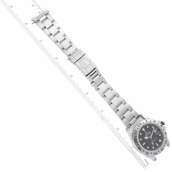 Rolex Explorer II Black Dial Steel Mens Watch 16570 - Image 10