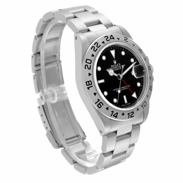 Rolex Explorer II Black Dial Steel Mens Watch 16570 - Image 3
