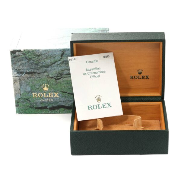 Rolex Explorer II Black Dial Steel Mens Watch 16570 Box Papers - Image 12