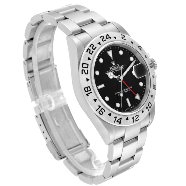 Rolex Explorer II Black Dial Steel Mens Watch 16570 Box Papers - Image 3