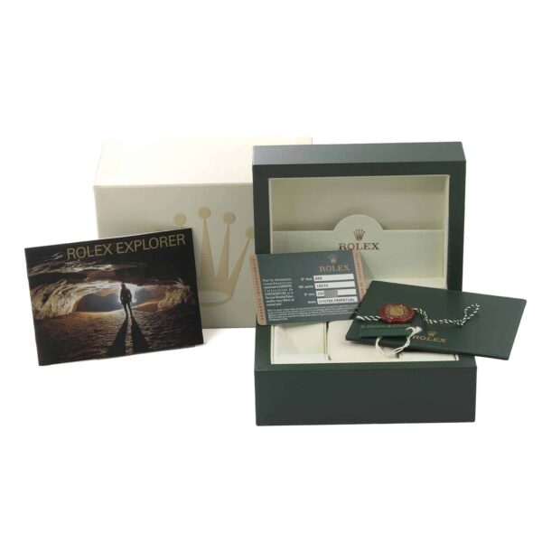 Rolex Explorer II Parachrom Hairspring Steel Mens Watch 16570 Box Card - Image 12
