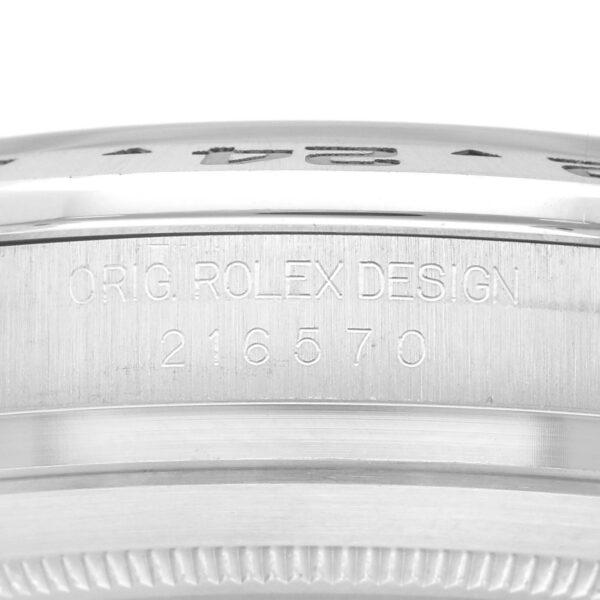 Rolex Explorer II White Dial Orange Hand Steel Mens Watch 216570 - Image 8
