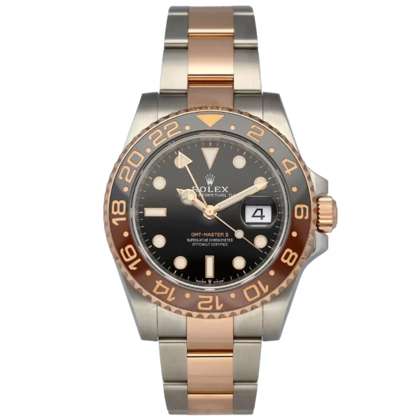 Rolex GMT-Master II 18K Everose Rose Gold "The Rootbeer"(Ref# 126715CHNR) - Image 5