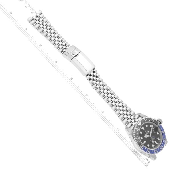 Rolex GMT Master II Batgirl Black Blue Bezel Steel Mens Watch 126710 Box Card - Image 10