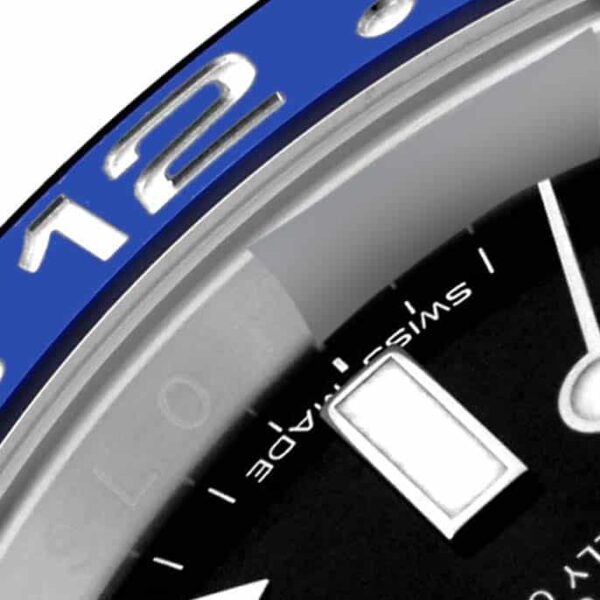 Rolex GMT Master II Black Blue Batman Bezel Steel Mens Watch 116710 Box Card - Image 7