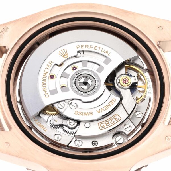 Rolex GMT Master II Black Brown Root Beer Rose Gold Mens Watch 126715 Box Card - Image 11
