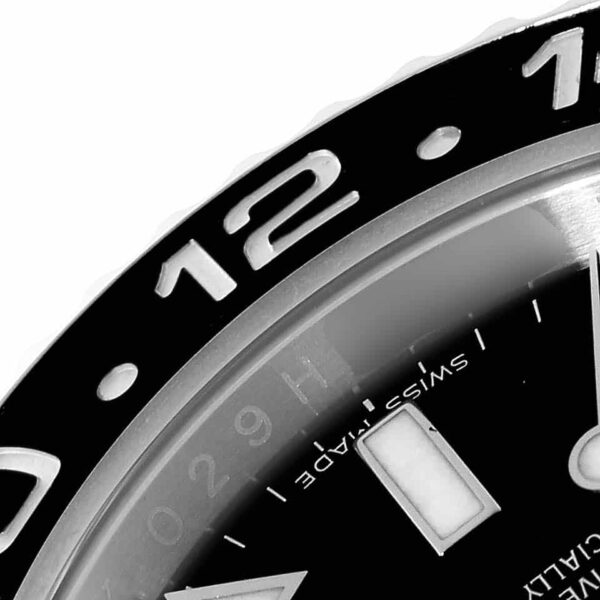 Rolex GMT Master II Black Dial Green Hand Steel Mens Watch 116710 - Image 7