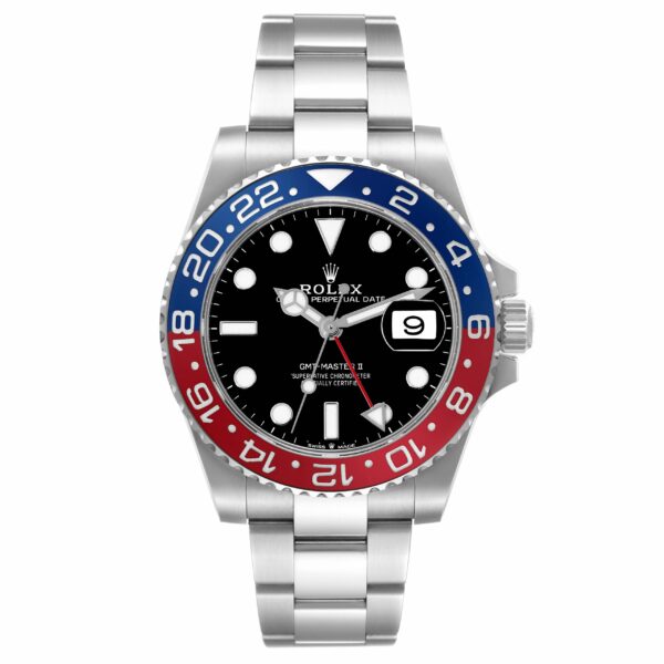Rolex GMT Master II Blue Red Pepsi Bezel Steel Mens Watch 126710 - Image 2