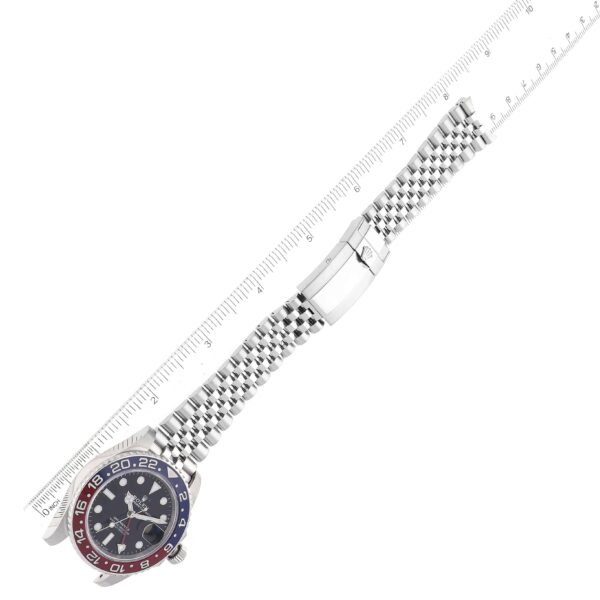 Rolex GMT Master II Blue Red Pepsi Bezel Steel Mens Watch 126710 - Image 10