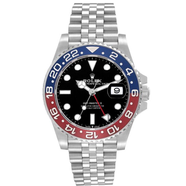 Rolex GMT Master II Blue Red Pepsi Bezel Steel Mens Watch 126710 - Image 2
