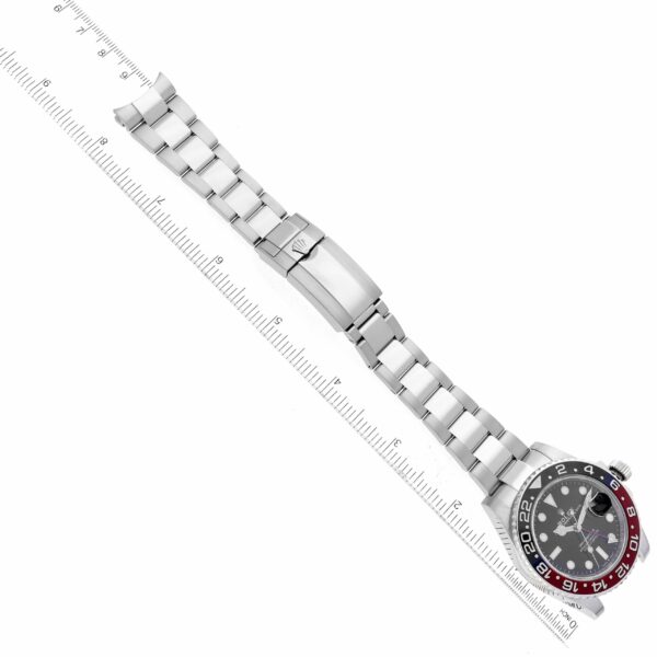Rolex GMT Master II Blue Red Pepsi Bezel Steel Mens Watch 126710 - Image 10