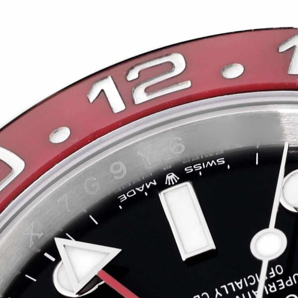Rolex GMT Master II Blue Red Pepsi Bezel Steel Mens Watch 126710 - Image 6