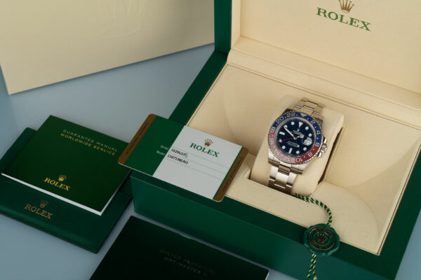 Rolex GMT-Master II Oyster, 40 mm, white gold M126719BLRO-0003 - Image 11