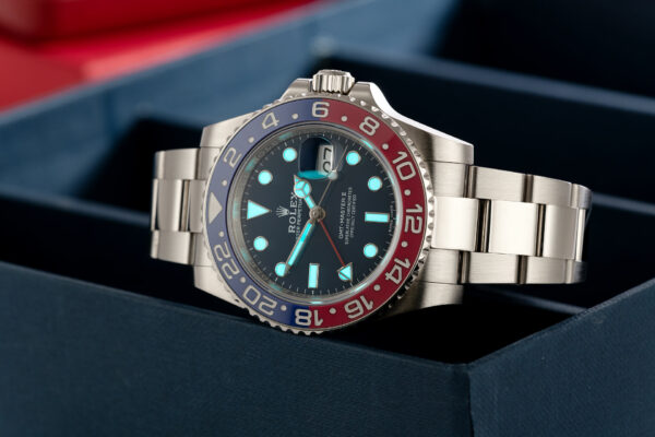 Rolex GMT-Master II Oyster, 40 mm, white gold M126719BLRO-0003 - Image 8
