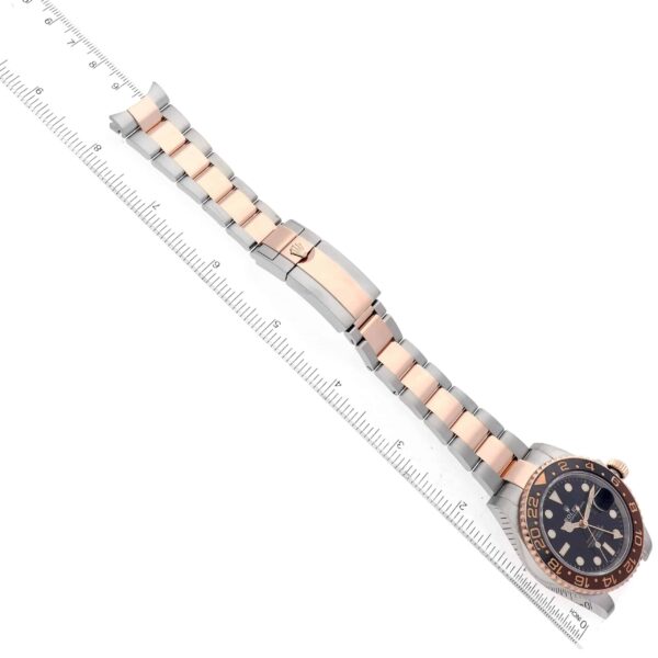 Rolex GMT Master II Root Beer Steel Rose Gold Mens Watch 126711 Box Card - Image 13