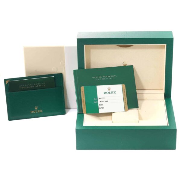 Rolex GMT Master II Root Beer Steel Rose Gold Mens Watch 126711 Box Card - Image 5