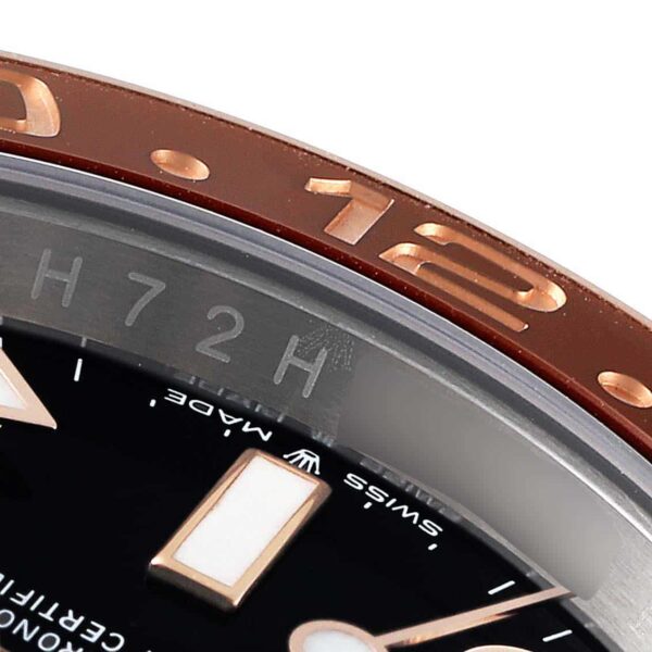 Rolex GMT Master II Root Beer Steel Rose Gold Mens Watch 126711 Box Card - Image 7