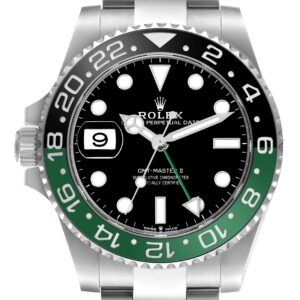 Rolex GMT Master II Sprite Bezel Steel Mens Watch 126720 Box Card
