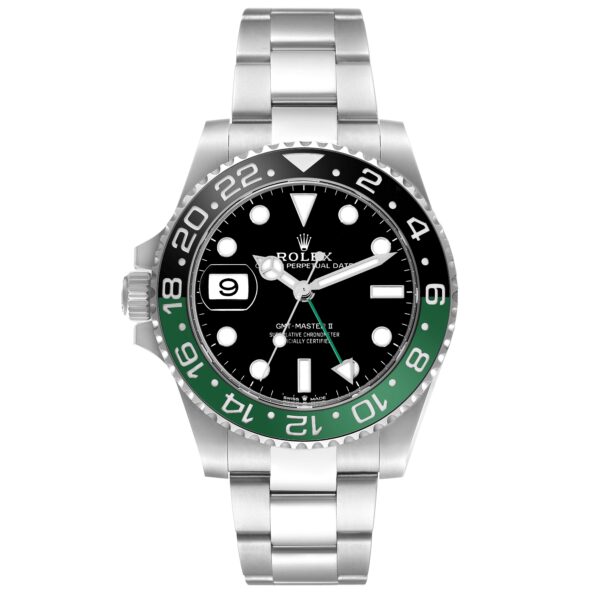 Rolex GMT Master II Sprite Bezel Steel Mens Watch 126720 Box Card - Image 2