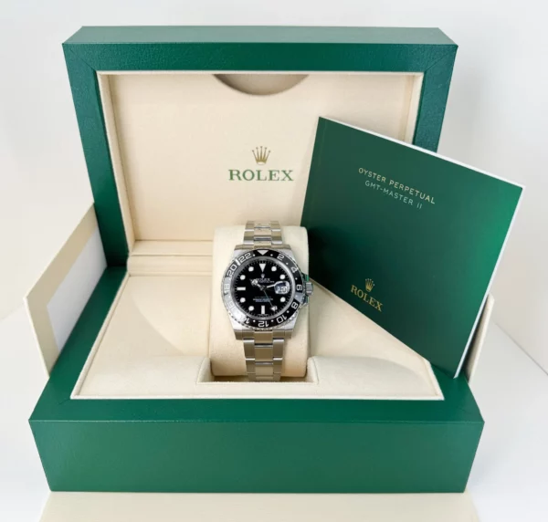 rolex gmt master ii stainless steel black dial ceramic bezel oyster bracelet 116710ln ltgm006 1899 p961h.webp