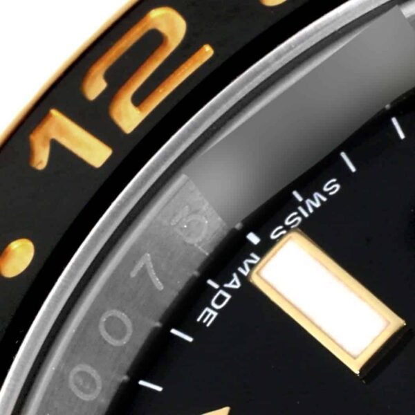Rolex GMT Master II Steel Yellow Gold Black Dial Mens Watch 116713 - Image 7