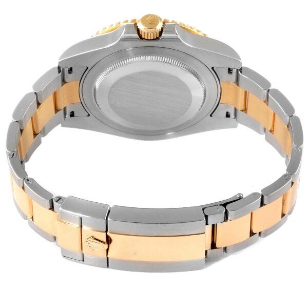 Rolex GMT Master II Yellow Gold Steel Green Hand Mens Watch 116713 - Image 9