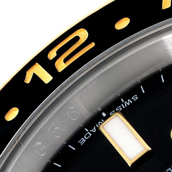 Rolex GMT Master II Yellow Gold Steel Green Hand Mens Watch 116713 - Image 6