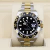 rolex gmt master ii yellow goldsteel black dial ceramic bezel oyster bracelet 116713ln ltgm014 4391 qyxtv.webp