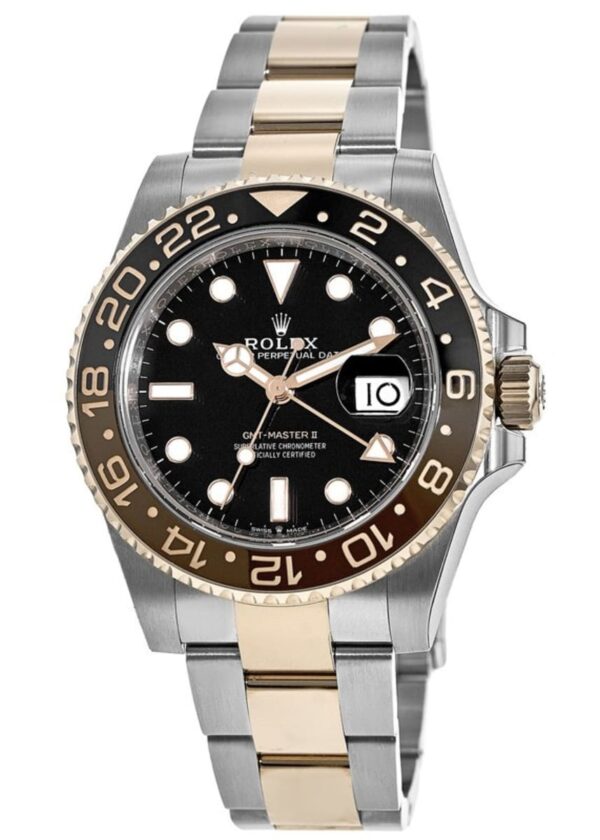 Rolex GMT Master ll Root Beer Rose Gold & Steel  Men's Watch M126711CHNR-0002