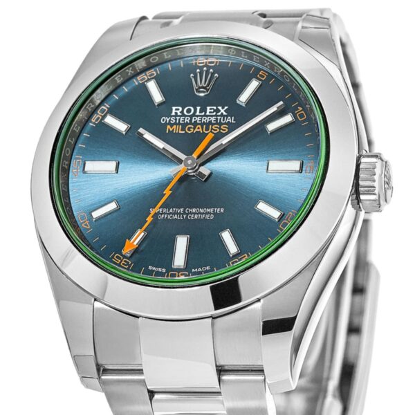 Rolex Milgauss Automatic Blue Dial Steel  Men's Watch M116400GV-0002 - Image 2