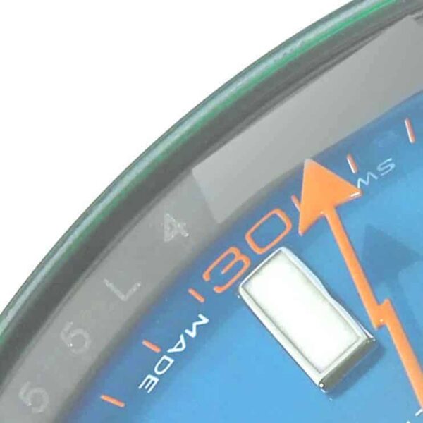 Rolex Milgauss Blue Dial Green Crystal Steel Mens Watch 116400GV Card - Image 6
