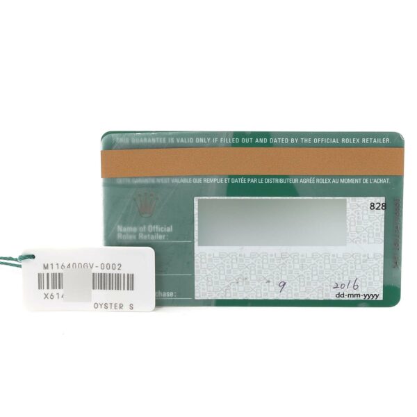 Rolex Milgauss Green Crystal Steel Mens Watch 116400GV Box Card - Image 11