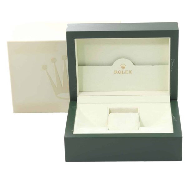 Rolex Milgauss White Dial Orange Markers Steel Mens Watch 116400 - Image 11