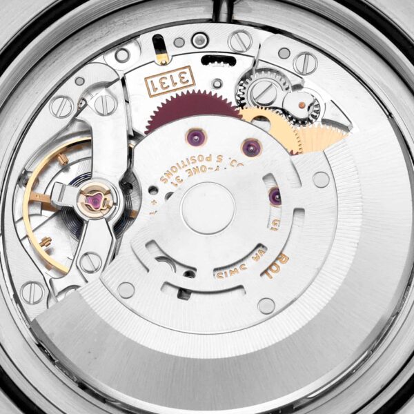 Rolex Milgauss White Dial Orange Markers Steel Mens Watch 116400 - Image 8
