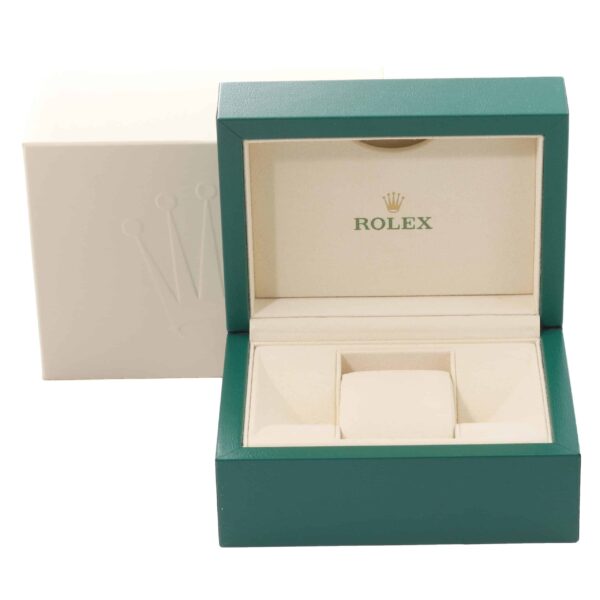 Rolex Milgauss White Dial Orange Markers Steel Mens Watch 116400 - Image 4