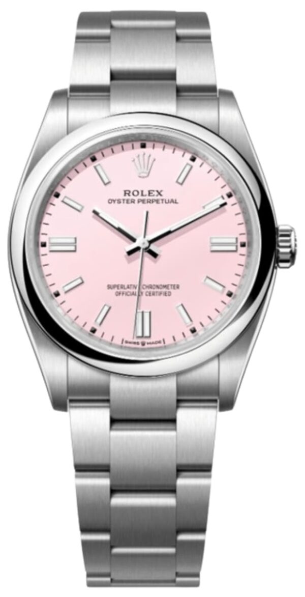 Rolex Oyster Perpetual 36 Automatic Pink Dial Steel Women's Watch M126000-0008
