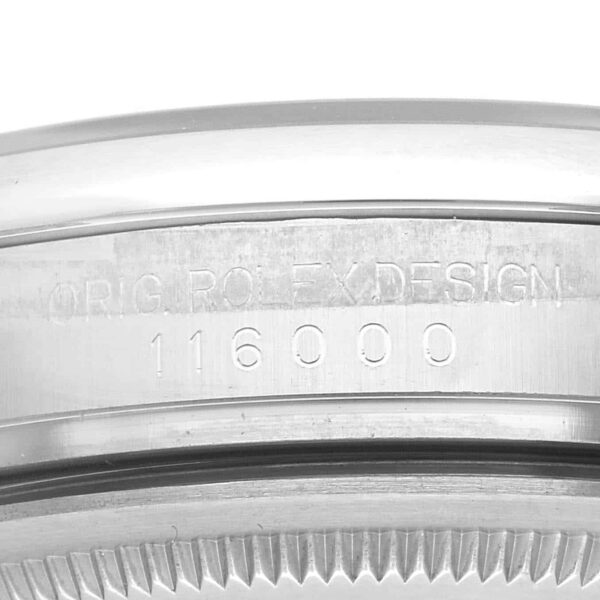 Rolex Oyster Perpetual 36 Grey Dial Steel Mens Watch 116000 Box Card - Image 7